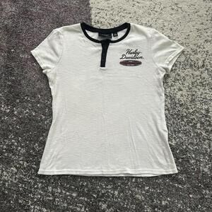 Harley-Davidson Womem's Freedom Machine Henley Tee